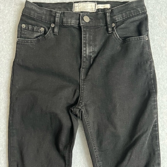 Free People Jeans Women’s 27 Hi Rise Black Jeans - Picture 2 of 6